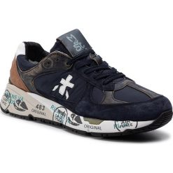 Sneakersy PREMIATA - Mase 3927 Blue. Niebieskie półbuty męskie Premiata, na co dzień, bez wzorów, ze skóry, eleganckie, bez zapięcia. Za 899,00 zł.
