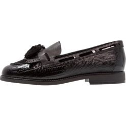 Creepersy damskie: Dune London WIDE FIT WIDE FIT GOODNESS Półbuty wsuwane black