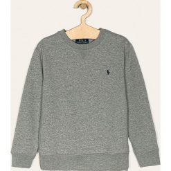 Polo Ralph Lauren - Bluza dziecięca 134-176 cm. Szare bluzy chłopięce Polo Ralph Lauren, bez wzorów, z bawełny, bez rękawów, bez kaptura. W wyprzedaży za 199,90 zł.