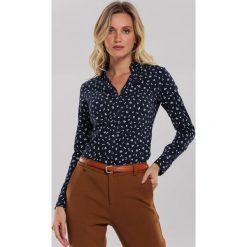 Granatowa Koszula Take Charge. Niebieskie bluzki damskie Renee, s, w kropki. Za 69,99 zł.