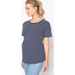 T-shirty damskie: T-shirt ciążowy w paski