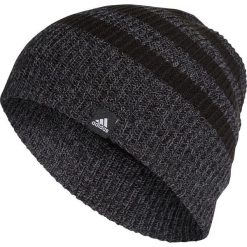 Czapki damskie: Adidas Czapka damska 3S Beanie grafitowa