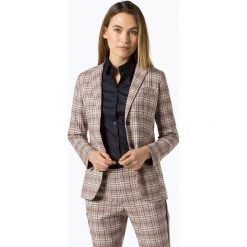Opus - Blezer damski – Jalinka Check, czerwony. Czerwone bolerka i narzutki damskie Opus, w kratkę, bez rękawów. Za 419,95 zł.