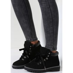 Buty zimowe damskie: Czarne Traperki Good Romance