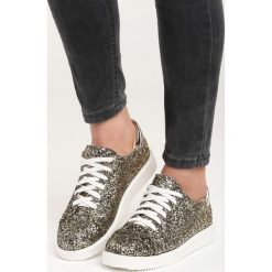 Złote Buty Sportowe Houndred Suns. Żółte buty sportowe damskie Born2be, bez wzorów, sportowe. Za 89,99 zł.