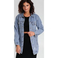 Jasnoniebieska Kurtka Castro. Niebieskie kurtki damskie Renee, s, bez wzorów, z jeansu, bez kaptura. Za 159,99 zł.