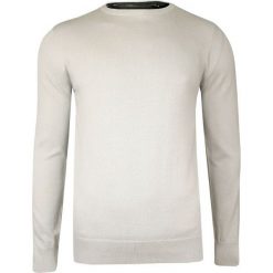 Jasny Szary Sweter Męski -BRAVE SOUL- 100% Bawełna, Okrągły Dekolt, Beżowy SWBRSAW19TESTAMENTmidecrue. Szare swetry męskie m, z bawełny, eleganckie, z okrągłym kołnierzem. Za 79,00 zł.
