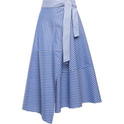 Spódnica trapezowa Marella 31010495. Niebieskie spódniczki damskie Marella, bez wzorów, z bawełny, midi, trapezowe. W wyprzedaży za 319,00 zł.
