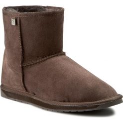 Buty EMU AUSTRALIA - Platinum Stinger Mini WP10003 Chocolate. Pomarańczowe kozaki damskie EMU Australia, ze skóry, na niskim obcasie, bez zapięcia. W wyprzedaży za 479,00 zł.