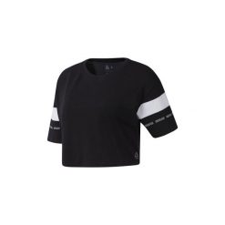 Bluzki Reebok Sport Koszulka Meet You There Colorblock. Czarne bluzki sportowe damskie Reebok Sport, s, bez wzorów, bez kołnierzyka, bez rękawów, bez kaptura. Za 99,95 zł.