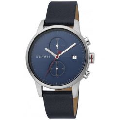 Esprit Linear Silver D.Blue ES1G110L0015. Szare zegarki męskie Esprit. W wyprzedaży za 468,00 zł.