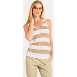 TOP Patrizia Pepe. Bluzki damskie Patrizia Pepe, m, bez wzorów, bez kołnierzyka, bez rękawów. Za 439,00 zł.
