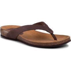 Japonki SCHOLL - Tistois 778800-50-92 Marron Fonce. Pomarańczowe klapki damskie Scholl, bez wzorów, ze skóry, bez obcasa. Za 199,00 zł.