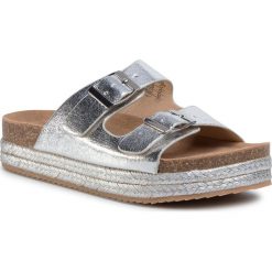 Espadryle REFRESH - 69926 Silver. Szare espadryle damskie Refresh, bez wzorów, ze skóry ekologicznej, bez obcasa. Za 169,00 zł.