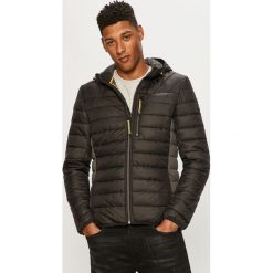 Tom Tailor Denim - Kurtka. Czarne płaszcze męskie TOM TAILOR DENIM, s, bez wzorów, z poliesteru, krótkie, z kapturem. Za 389,90 zł.