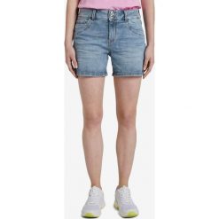 Tom Tailor Denim Szorty Niebieski. Niebieskie szorty damskie TOM TAILOR DENIM, l, bez wzorów, z elastanu, vintage. Za 187,95 zł.