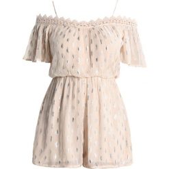 Kombinezony damskie: Miss Selfridge DOBBY Kombinezon taupe/beige