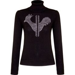 Sweter ROSSIGNOL CLASSIC ROLL NECK. Czarne swetry damskie Rossignol, bez wzorów, z wełny, bez rękawów. Za 750,00 zł.