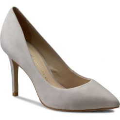Szpilki BRONX - 75002-H BX 1245 Grey 08. Szare szpilki marki Bronx, bez wzorów, ze skóry ekologicznej, bez obcasa, na obcasie, bez zapięcia. W wyprzedaży za 249,00 zł.