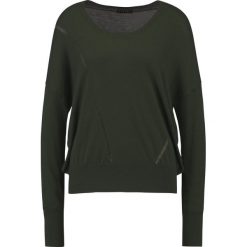 Swetry klasyczne damskie: Sisley Sweter green