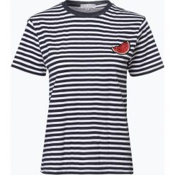 Marie Lund - T-shirt damski, niebieski. Niebieskie t-shirty damskie Marie Lund, s, z aplikacjami, z klasycznym kołnierzykiem. Za 59,95 zł.