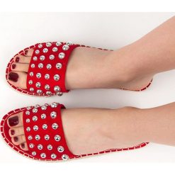 Espadryle damskie: Zamszowe klapki espadryle MERCIA