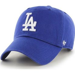 47brand - Czapka Los Angeles Dodgers. Niebieskie czapki męskie marki 47brand. W wyprzedaży za 79,90 zł.