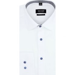 Koszula bexley 2885 długi rękaw custom fit biały. Białe koszule męskie marki Recman, m, bez wzorów, bez kołnierzyka, z długim rękawem. Za 139,00 zł.