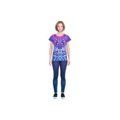 BastetT-shirt (Gradient). Różowe t-shirty damskie marki OKUAKU, xs, z nadrukiem, z elastanu, bez kołnierzyka. Za 139,00 zł.