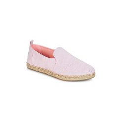 Espadryle Toms DECONSTRUCTED ALPARGATA ROPE. Różowe espadryle damskie Toms, bez wzorów, bez obcasa. W wyprzedaży za 155,40 zł.