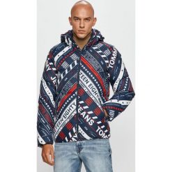 Tommy Jeans - Kurtka puchowa. Niebieskie płaszcze męskie Tommy Jeans, s, bez wzorów, z poliesteru, krótkie, z kapturem. Za 1199,00 zł.