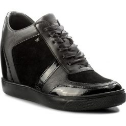 Sneakersy damskie: Sneakersy WOJAS - 8472-71 Czarny