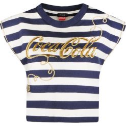 Pinko Top "Ginepro". Żółte bluzki damskie Pinko, z aplikacjami, z dzianiny, z okrągłym kołnierzem. Za 349,00 zł.