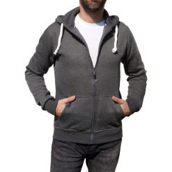 Bluza męska marki UNDERWORLD z kapturem. Szare bluzy męskie Underworld, m, bez wzorów, z bawełny, z kapturem, bez rękawów, z kapturem. Za 149,99 zł.