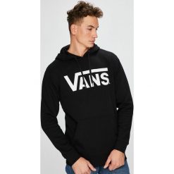 Vans - Bluza. Czarne bluzy męskie marki Vans, s, z nadrukiem, z bawełny, z kapturem, bez rękawów, z kapturem. Za 259,90 zł.