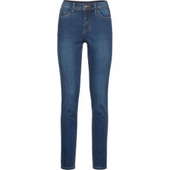 Dżinsy ze stretchem SKINNY bonprix niebieski "stone”. Niebieskie jeansy damskie bonprix. Za 109,99 zł.