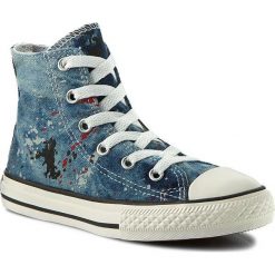 Trampki chłopięce: Trampki CONVERSE – Ctas Hi 651699C Ash Grey/Cas