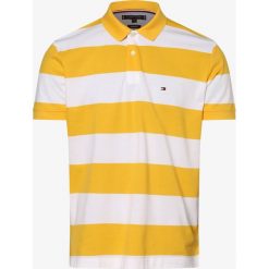 Tommy Hilfiger - Męska koszulka polo, żółty. Żółte koszulki męskie TOMMY HILFIGER, xl, bez wzorów, klasyczne, bez rękawów. Za 359,95 zł.