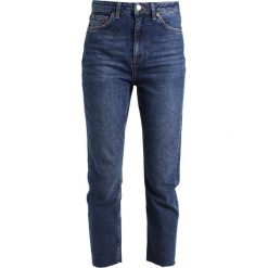 Boyfriendy damskie: Topshop Jeansy Relaxed Fit dark blue
