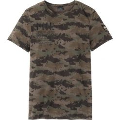 T-shirty męskie: Długi t-shirt Regular Fit bonprix oliwkowy moro