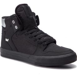 Sneakersy SUPRA - Vaider 08044-005-M Black/Chrome/Black. Czarne sneakersy męskie Supra, bez zapięcia. Za 399,00 zł.