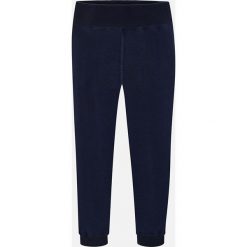 Mayoral - Legginsy dziecięce 104-162 cm. Niebieskie spodnie dziewczęce Mayoral, bez wzorów, z elastanu. W wyprzedaży za 69,90 zł.