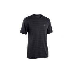 Koszulka do biegania RUN DRY + FEEL. Niebieskie koszulki męskie KALENJI, xl, bez wzorów, z poliesteru, bez kołnierzyka, bez rękawów. Za 49,99 zł.