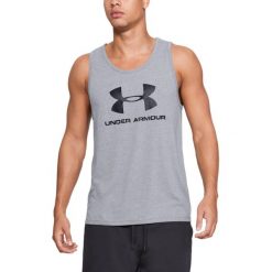 Under Armour Sportstyle Podkoszulek Szary. Szare podkoszulki męskie Under Armour, s, z haftami, z bawełny, bez rękawów. Za 119,95 zł.