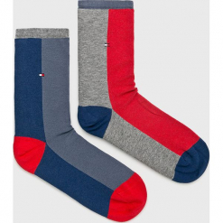 Tommy Hilfiger - Skarpetki (2-pack). Szare skarpetki damskie TOMMY HILFIGER, z bawełny. Za 49,90 zł.