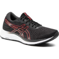 Buty ASICS - Gel-Excite 7 1011A657 Black/Classic Red 004. Czarne buty sportowe męskie Asics, z tworzywa sztucznego, bez zapięcia, do biegania. Za 339,00 zł.