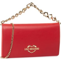 Torebka LOVE MOSCHINO - JC4259PP0AKC0500 Rosso. Czerwone torebki klasyczne damskie Love Moschino, bez wzorów, ze skóry ekologicznej, klasyczne, bez dodatków. Za 599,00 zł.