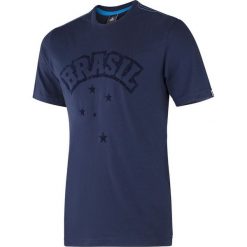 Adidas Brasil Tee F39525. Niebieskie t-shirty męskie Adidas, xs, bez wzorów, z bawełny, bez kołnierzyka. W wyprzedaży za 69,99 zł.