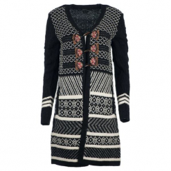 Desigual Sweter Damski Laura Xs Czarny. Czarne swetry damskie Desigual, xs, bez wzorów, bez rękawów, bez kaptura. W wyprzedaży za 503,00 zł.