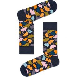 Happy Socks - Skarpetki Ginko. Szare skarpetki damskie Happy Socks, z bawełny. Za 39,90 zł.